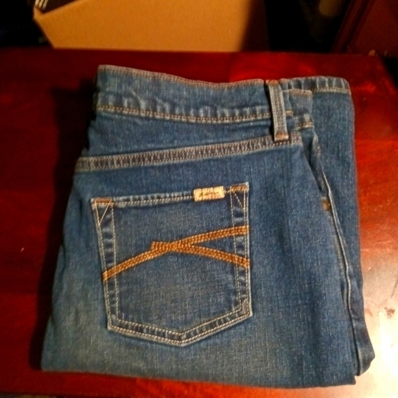 Levi Strauss Stretch Denim Jean Skirt Size 12 NICE - Picture 2 of 8